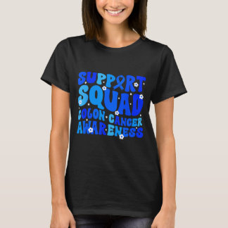 T-shirt Équipe de soutien et de sensibilisation au cancer