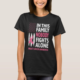T-shirt Équipe de soutien familial pour la sensibilisation