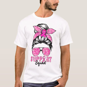 T-shirt Équipe de soutien Guerrière de la sensibilisation