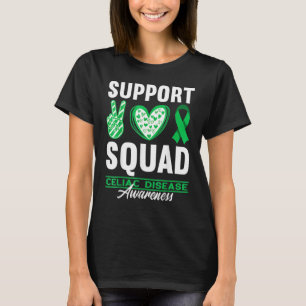 T-shirt Équipe de soutien I Gluten Sans Coeliaque Maladie