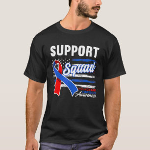 T-shirt Équipe de soutien I Maladie pulmonaire Embolisme p