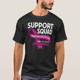 T-shirt Équipe de soutien I Orofacial Birth Defect Cleft L