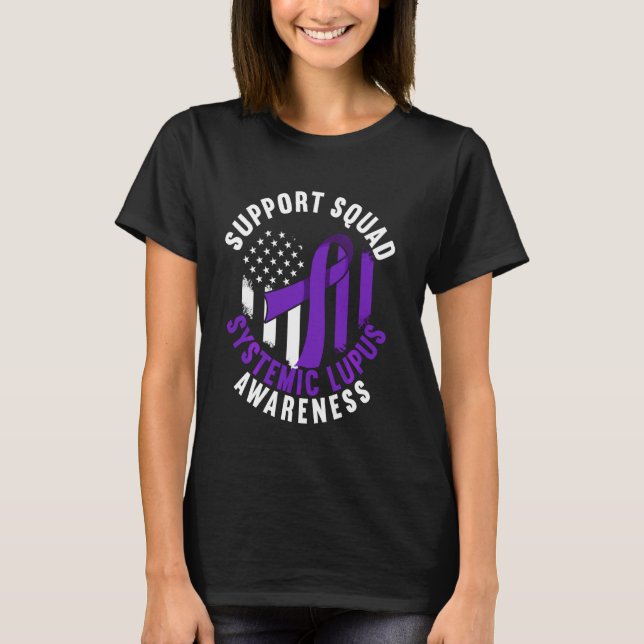 T-shirt Équipe De Soutien I Sle Systémique Lupus Erythemat (Devant)