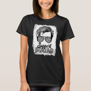 T-shirt Équipe de soutien I Zebra Ribbon I Ehlers Danlos S