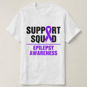 T-shirt Équipe de soutien Mois de la sensibilisation à l'é