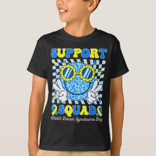 T-shirt Équipe de soutien monde sensibilisation au syndrom