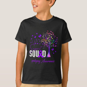 T-shirt Équipe de soutien pour la sensibilisation à l'épil