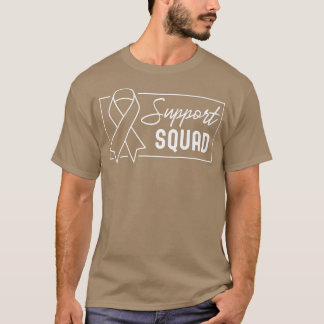 T-shirt Équipe de soutien Priorité de sensibilisation au T