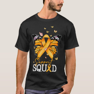 T-shirt Équipe de soutien Ruban orange Sclérose en plaques