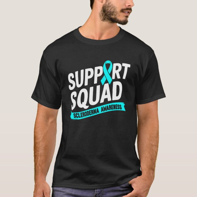 T-shirt Équipe de soutien Ruban sarcoidose sarcoderma Ruba (Devant)