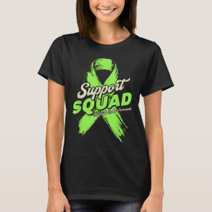 T-shirt Équipe de soutien Sensibilisation à la santé menta