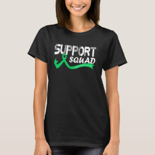 T-shirt Équipe de soutien Sensibilisation à la santé menta
