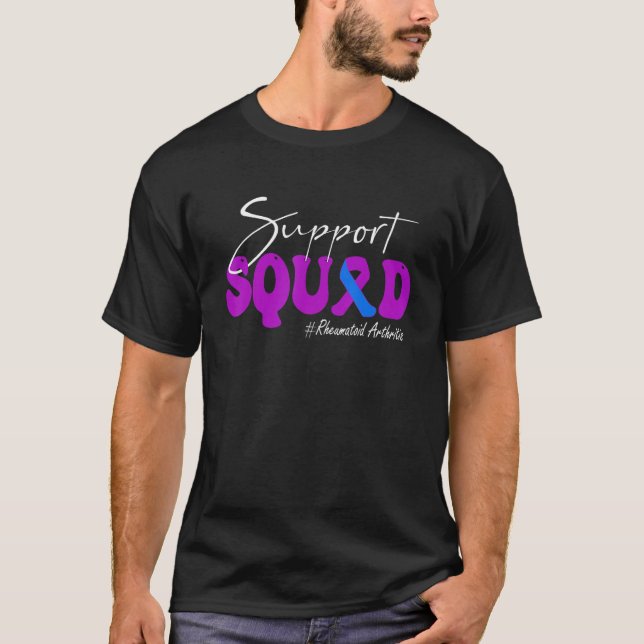 T-shirt Équipe de soutien Sensibilisation à l'arthrite rhu (Devant)