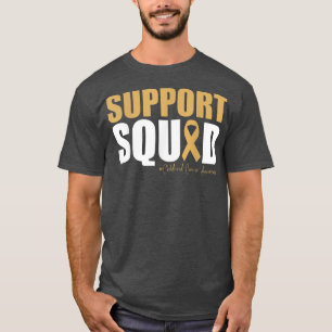 T-shirt Équipe de soutien Sensibilisation au cancer chez l