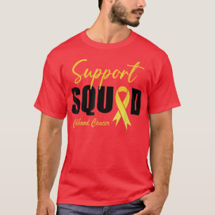 T-shirt Équipe de soutien Sensibilisation au cancer chez l