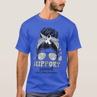 T-shirt Équipe de soutien Sensibilisation au poumon de Bun