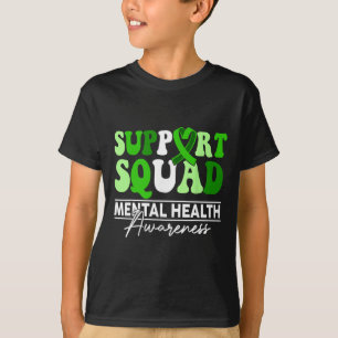 T-shirt Équipe de soutien Sunflower Hair Sensibilisation à