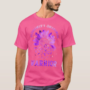 T-shirt Équipe de soutien Sunflower Purple Ribbon Alzheime