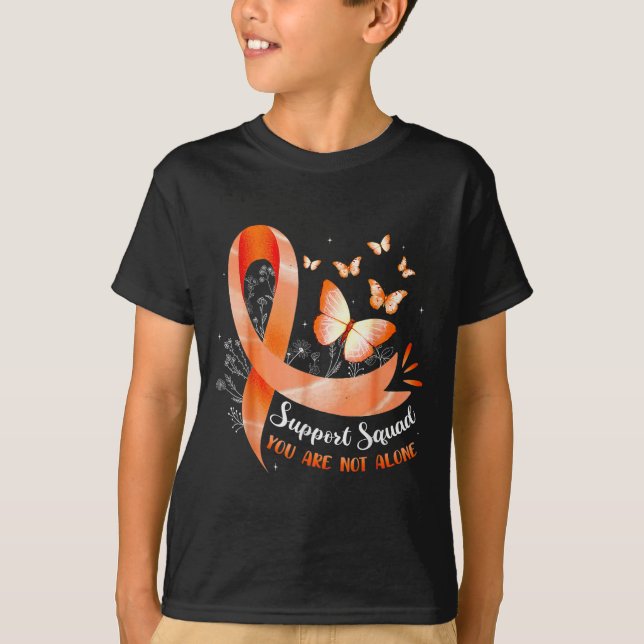 T-shirt Équipe de soutien Vous n'êtes pas les seuls lauréa (Devant)