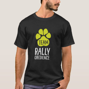T-shirt Équipe de sport canin de Tinas Rally Obéissance