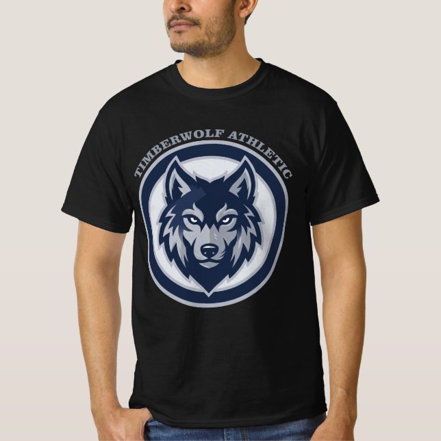 T-shirt Équipe de sport Crest Timberwolf Athlétique (Devant)