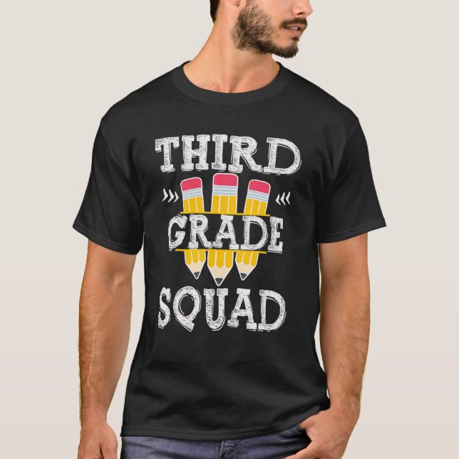 T-shirt Équipe de squad de troisième degré (Devant)
