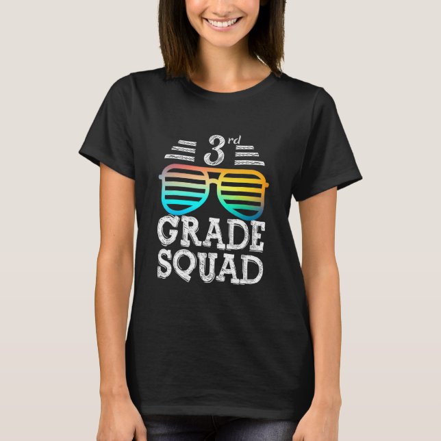 T-shirt Équipe de squad de troisième degré (Devant)