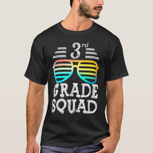T-shirt Équipe de squad de troisième degré (Devant)