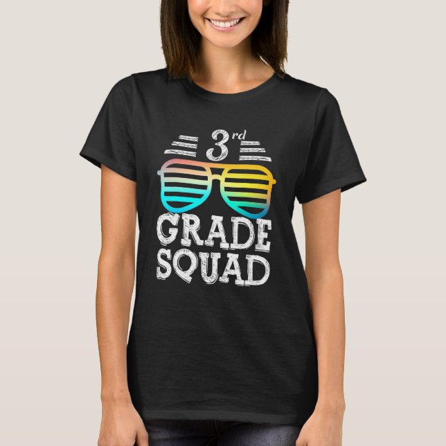 T-shirt Équipe de squad de troisième degré (Devant)