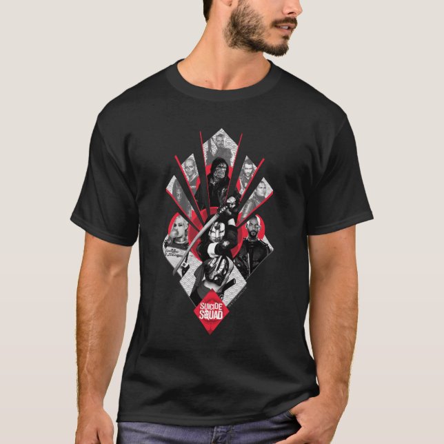 T-shirt Équipe de suicide | Groupe de travail X Graphisme  (Devant)