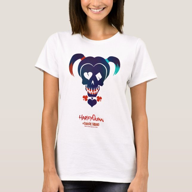T-shirt Équipe de suicide | Harley Quinn Head Icon (Devant)