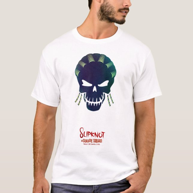 T-shirt Équipe de suicide | Icône de tête de point (Devant)