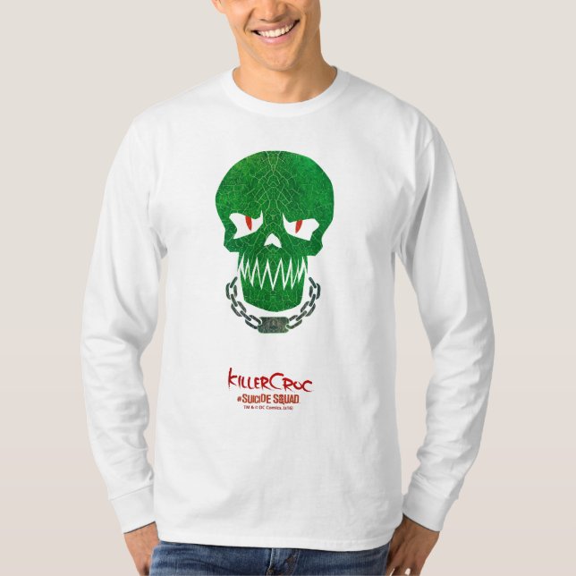 T-shirt Équipe de suicide | Icône Tête Croc de tueur (Devant)