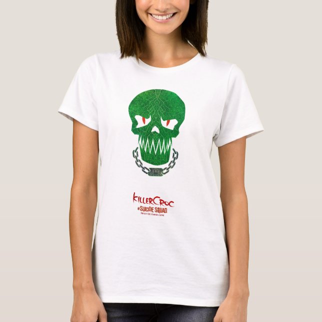 T-shirt Équipe de suicide | Icône Tête Croc de tueur (Devant)