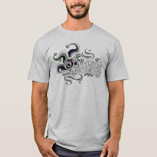 T-shirt Équipe de suicide   Joker Skull - Haha