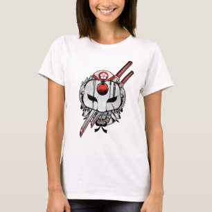 T-shirt Équipe de suicide Katana Masque & Epées Tatouage