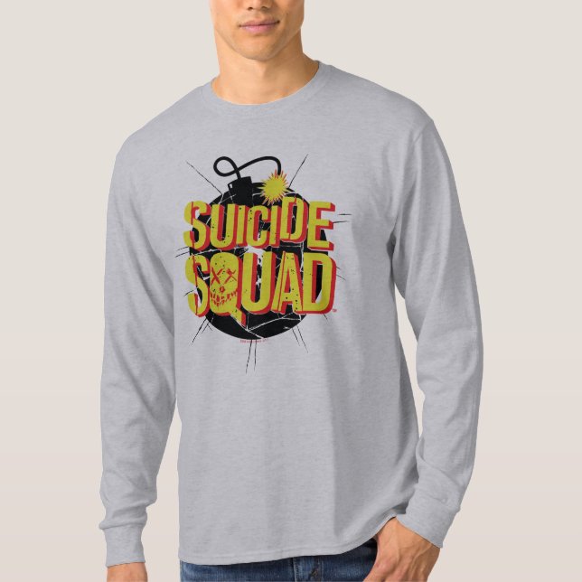 T-shirt Équipe de suicide | Logo de la bombe 3 (Devant)