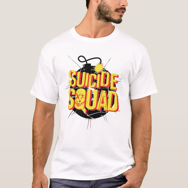 T-shirt Équipe de suicide | Logo de la bombe 3 (Devant)