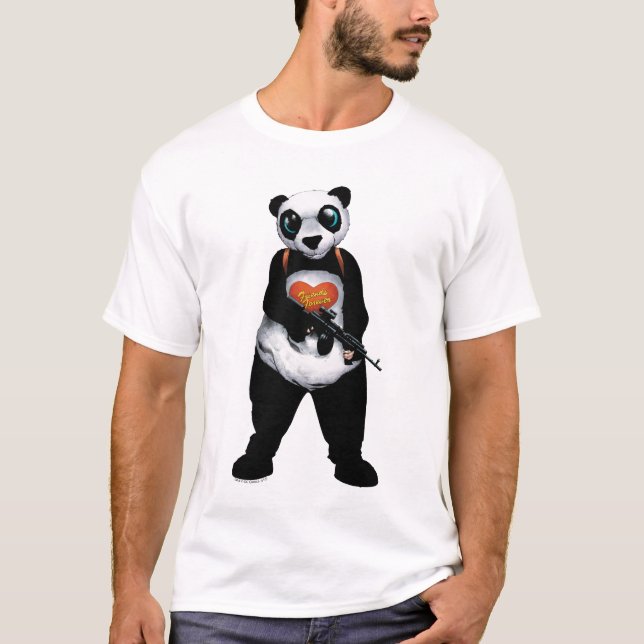 T-shirt Équipe de suicide | Panda 2 (Devant)