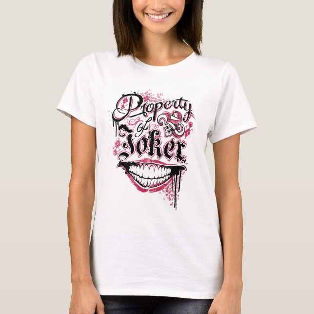 T-shirt Équipe de suicide | Propriété de Joker 2 (Devant)