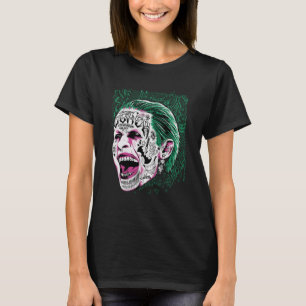 T-shirt Équipe de suicide Rire Joker Head Sketch