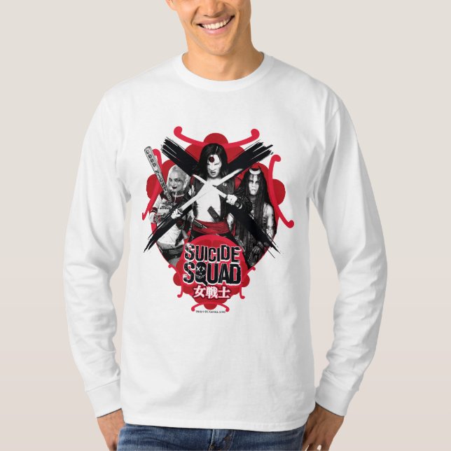 T-shirt Équipe de suicide | Squad Girls "Female Warrior" (Devant)