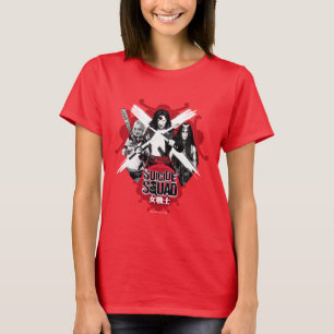 T-shirt Équipe de suicide   Squad Girls "Female Warrior"