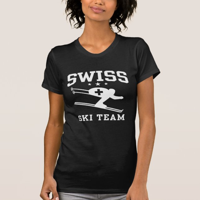 T-shirt Équipe de Suisse de ski (Devant)