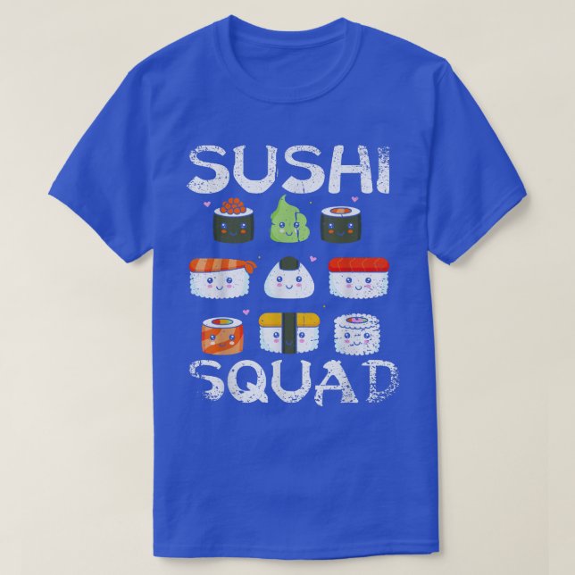 T-shirt Équipe De Sushi Maki Sashimi Le Japonais Est Comme (Design devant)