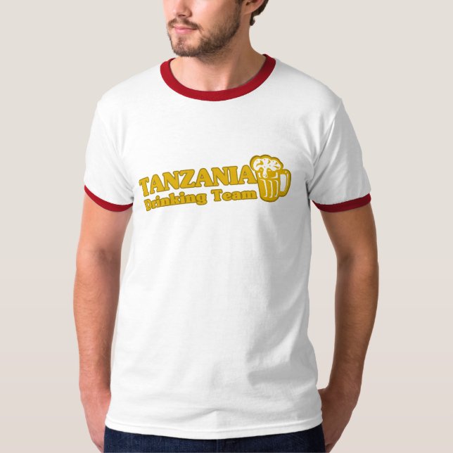 T-shirt Équipe de Tanzanie de boisson (Devant)