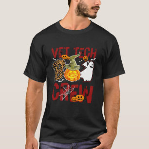 T-shirt Équipe de technicien vétérinaire Halloween vétérin