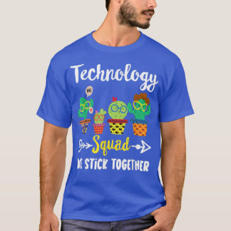 T-shirt Équipe de technologie, Drôle Cactus Équipe Thé de 