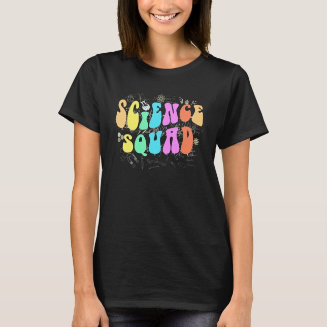 T-shirt Équipe de technologie STEM de l'équipe de technolo (Devant)