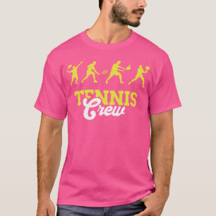 T-shirt Équipe de Tennis Joueur de Tennis Racket Sport Ten